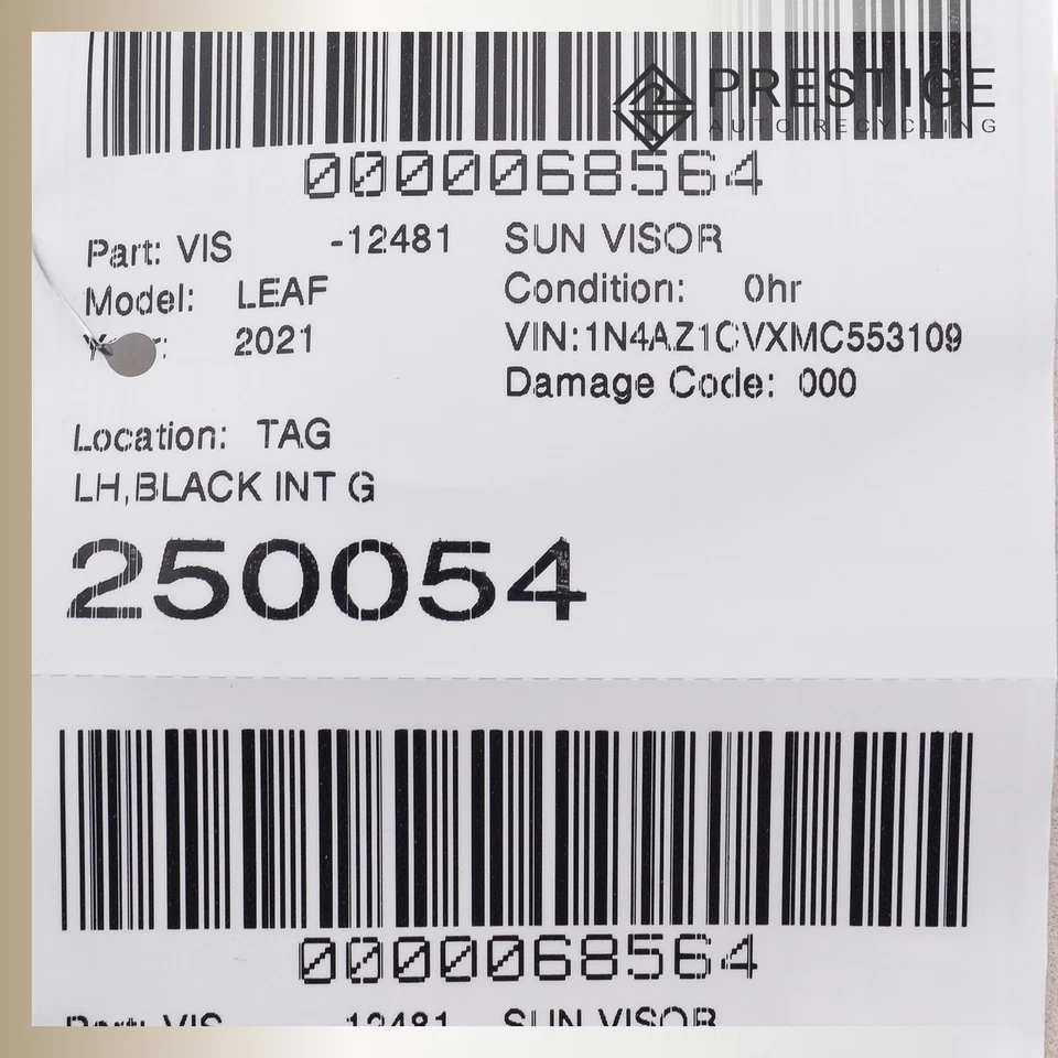 Parasol Nissan Leaf 2018-2025 con espejo retrovisor izquierdo 96401-5SA0E OEM Foto 4 de 4