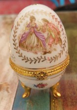 Uovo Portagioie Linvosges France Stile Fabergé 