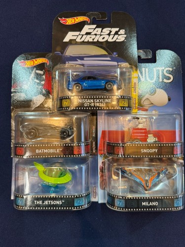HOT WHEELS 2017 RETRO ENTERTAINMENT FAST & FURIOUS NISSAN SKYLINE GTR R34