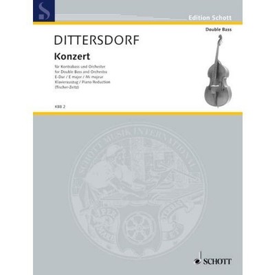 Konzert E-Dur für Kontrabaß, Dittersdorf - PORTOFREI VOM MUSIKFACHHÄNDLER