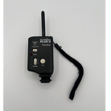 PocketWizard Plus II Transceiver Hot Shoe Black Test Button Camera Trigger