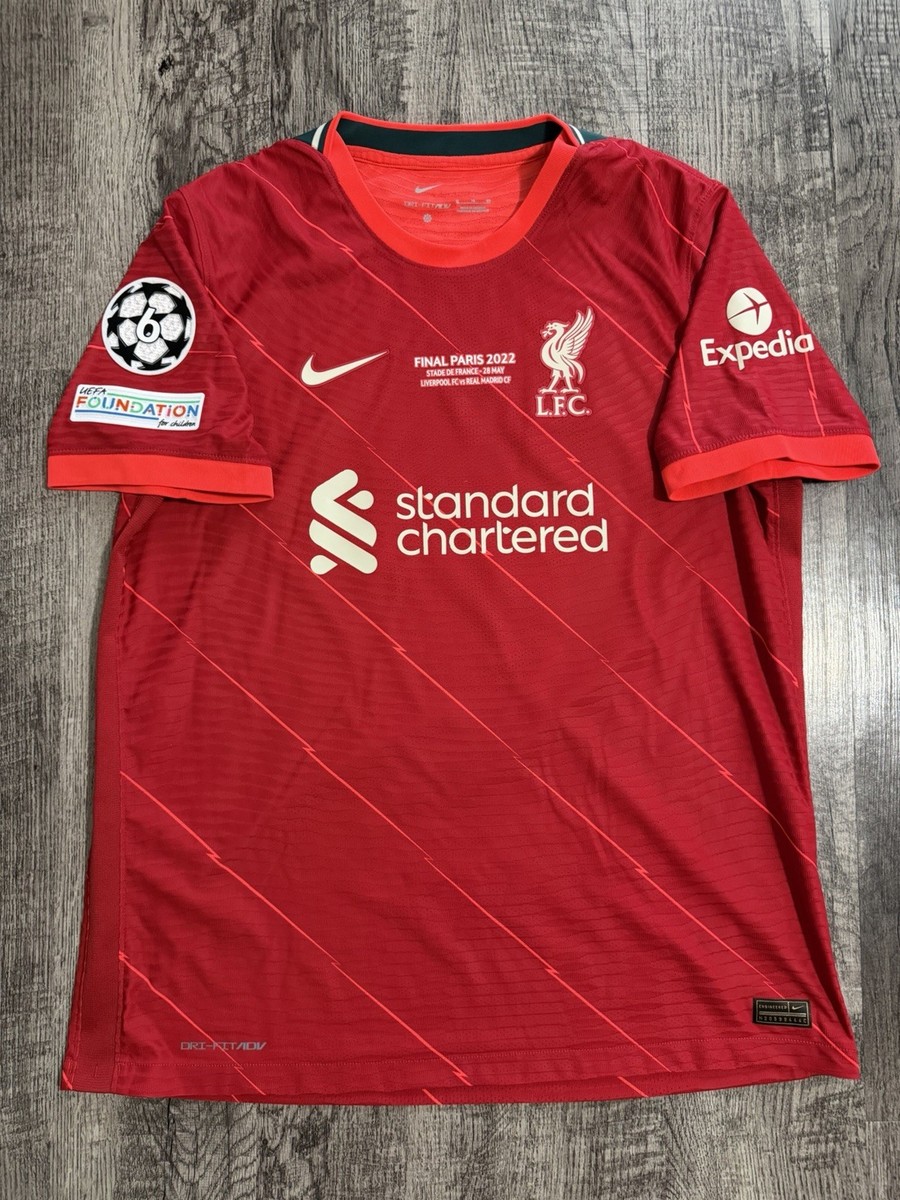 Virgil Liverpool Nike Dri-Fit ADV 21/22 Final Jersey Size XL