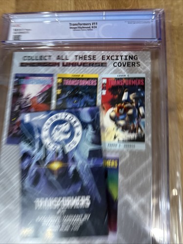 TRANSFORMERS #11 Ryan G. Browne LTD 750 - Immagine Cgc 9,8 Gradi Fumetto - Foto 4 di 4