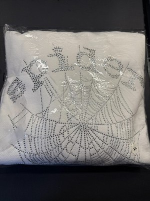 Sp5der Spider OG Web Rhinestone WHITE SIZE XL Hoodie Pullover NEW