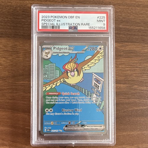 Pidgeot ex graded PSA 9 for sale on eBay