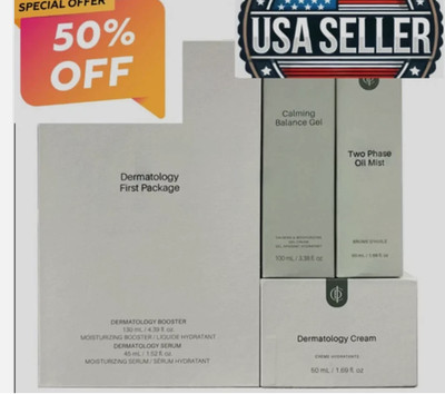 Incell derm Dermatology Set of 5 - Booster, Serum, Cream, Oil Mist, Calming Gel