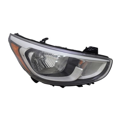 Headlight For Hyundai Accent 15-17 Replace Brand New Passenger Side