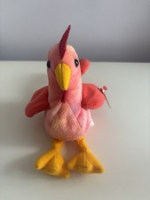 Ty Beanie Baby DOODLE The Rooster 4th Generation 3rd Tush Tag PVC 1996