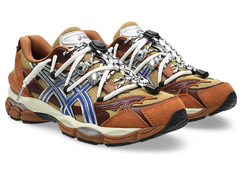 TOGA × Asics Gel-Cumulus 16 TG Brown Blue Silver 1203A838-200 Men's Size image 2