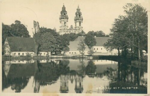 Ansichtskarte Grüssau mit Kloster 1933  (Nr.9306)