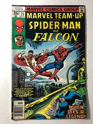 Marvel Team-Up #71 Marvel Comics Spider-Man Falcon Captain America 1978