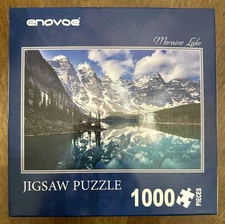 Enovoe Moraine Lake Alberta Canada 1000 Piece Jigsaw Puzzle 20"x 27.5" 