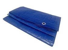 Kingman All Purpose Heavy Duty Blue Tarp Water Proof Tarp with Grommets 5'x7' Ft