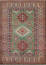 Handmade Wool Green Oriental Rug Green Foyer ...