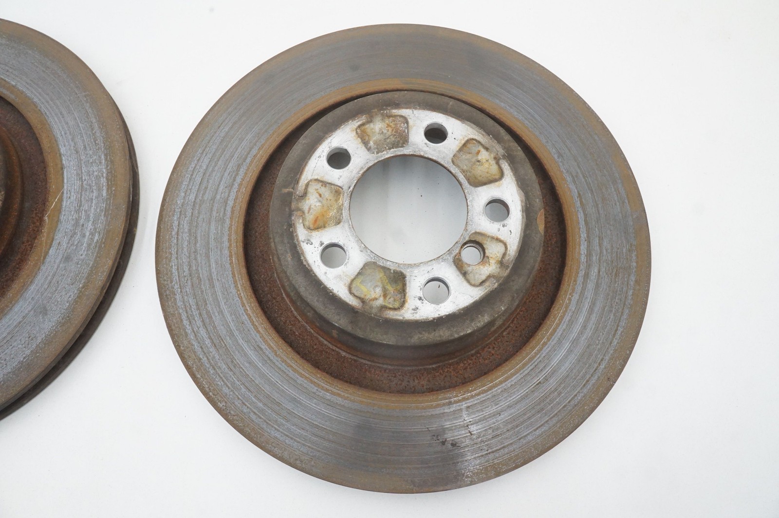 Set Rear Left Right Disc Brake Rotor OEM 34110148586 Rolls Royce Phantom Vii 06