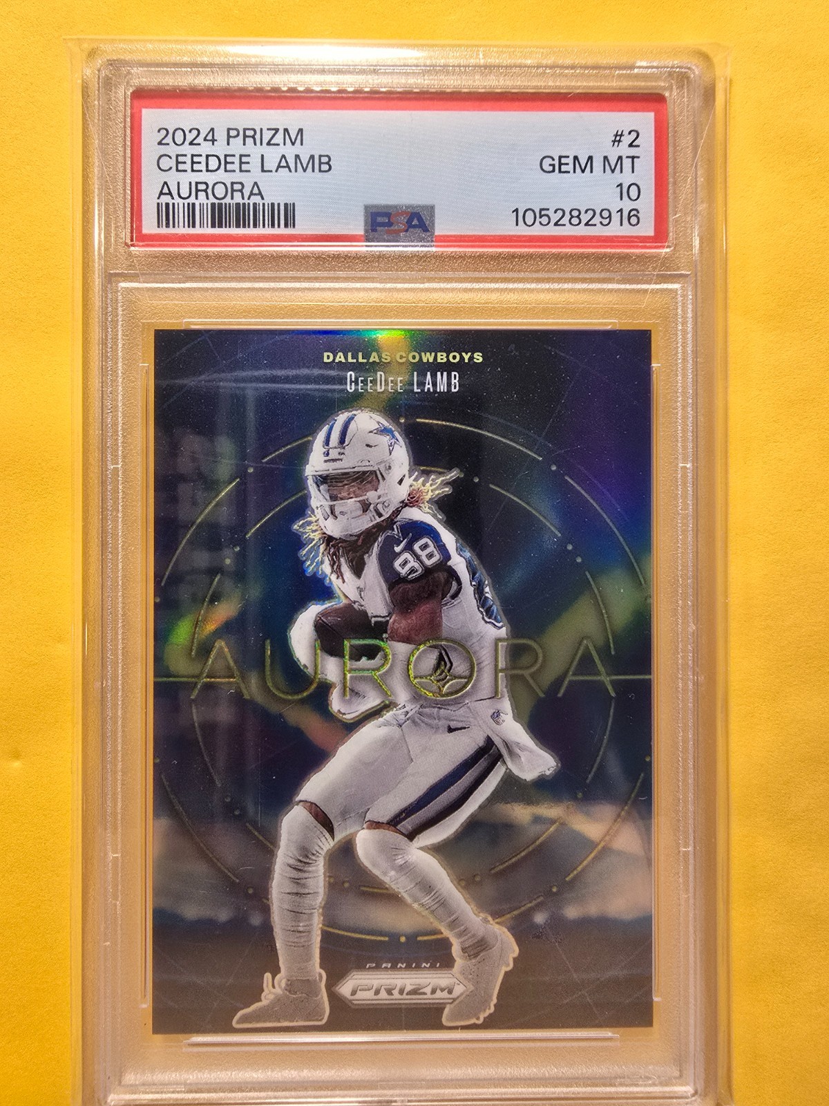 2024 Panini Prizm - Aurora CeeDee Lamb #2