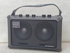 ROLAND MOBILE CUBE Battery Stereo Amp 5W Portable Guitar/Keyboard Japan Used