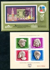 HUNGARY 1973 BLOCK97BI,118BI used SPECIAL BLOCKS (G2345