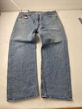 Vintage Levis 501 Jeans Mens 40x30 Blue USA Made Washed Out Faded Denim Pants