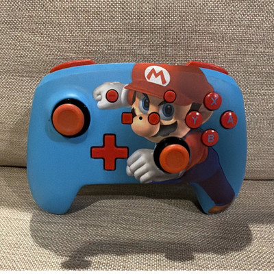PowerA Nano Enhanced Wired Controller Mario Blue/Red for Switch