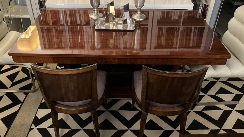 FRENCH ART DECO DINING TABLE RALPH LAUREN /DESKEY/ RUHLMANN/ ROHDE ...