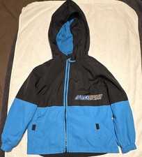 Hawke Co Boys Blue/Black Colorblock Hooded Full Zip Jacket Size 5