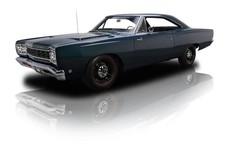 1968 Plymouth Road Runner Blue Vintage Classic Car Poster Premium Photo 4 Sizes