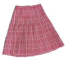 VTG Personale Womens Plaid Pleated Skirt 28 Classic Preppy Academia