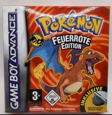 Pokémon: Feuerrote Edition (Nintendo Game Boy Advance) Pokemon GBA (No OVP) RP 