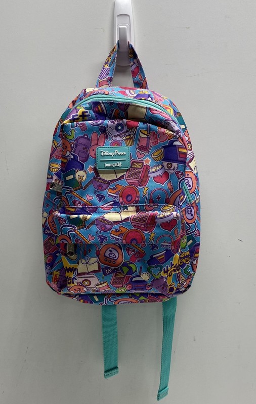 Disney Parks Loungefly Turning Red 4*Town Mini Backpack Pixar AOP 2000s Theme