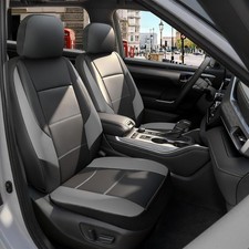 Faux Leather Front Bucket Seat Covers 2-pack For Ford F150 2009-2026 F250f350