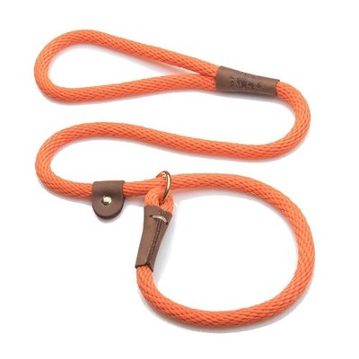 Mendota Large Slip Dog Lead 1/2 inch x 6 ft Easy Use Collar and Leash Combo