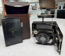 Zeiss Ikon Compur Tessar Carl Zeiss Jena Nr 759716, + Case + Voigtlander