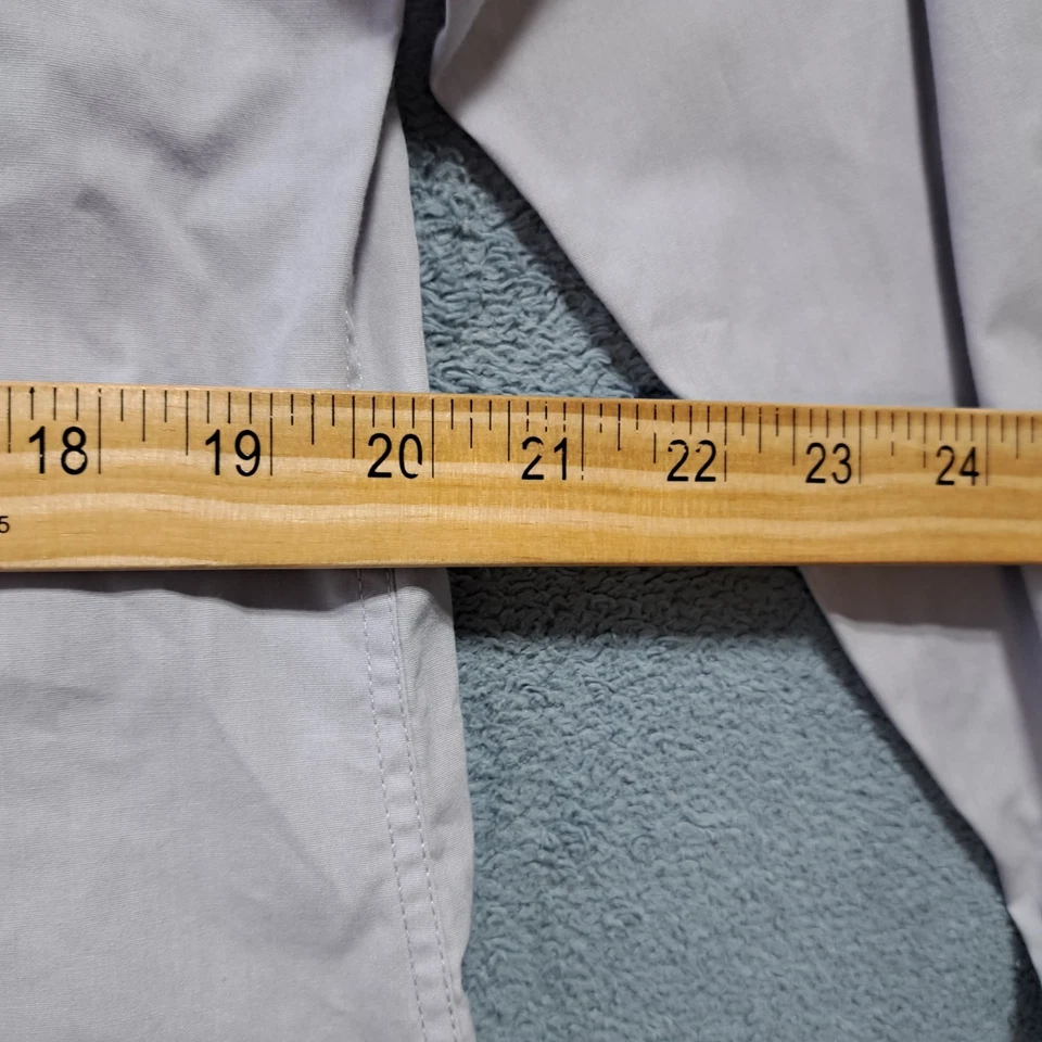 Camisa de vestir Bergamo New York para hombre talla grande gris informal manga larga cuello Foto 2 de 4