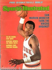 Sports Illustrated 1978 New York Knicks Marvin Webster Excellent No Label