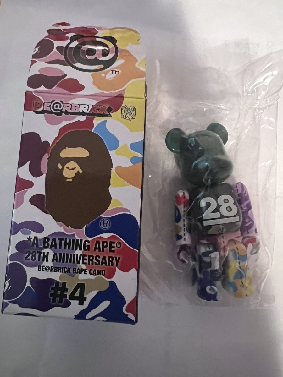 Bear Brick Bathing Ape 28Th Anniversary Bape Camo #4 100 Bear Brick Bathing Ape 28Th Anniversary Bape Camo #4 100