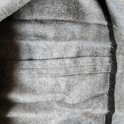Vintage Skirt School Girl Uniform Grey Pleated Long Length - Picture 8 of 8