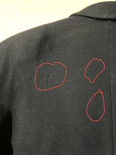 Vtg HELMUT LANG Mens Classic Navy Wool Slim Crombie Coat sz 42 52 Italy - Picture 6 of 14