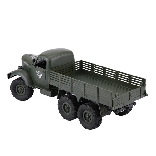 Camión militar con rastreo todoterreno JJRC escala 1:16 coche de radiocontrol 6x4 2,4 GHz - Imagen 5 de 12