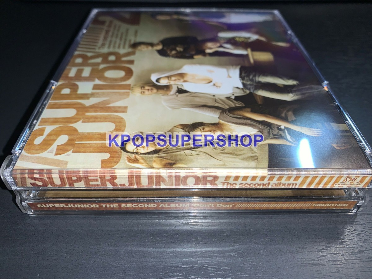 Super Junior The Second Album Repackage Don't Don Autographed