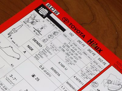 Toyota 4RUNNER Diesel KZN185 BJ 2000 Service Datenblatt WERKSTATT HANDBUCH