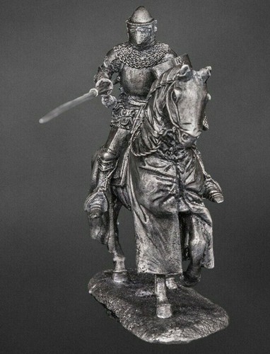 Cavalry Knight with spear Tin 54mm 1/32 - Picture 4 of 4