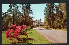 MOBILE, AL * SPRING HILL COLLEGE ~ VIEW of CHAPEL * UNPOSTED EARLY 1960s CHROME