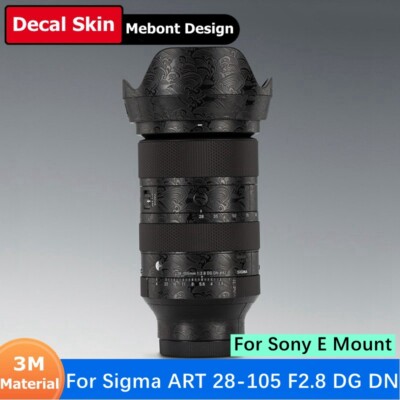 Mebont Decal Skin For Sigma ART 28-105mm F2.8 DG DN Lens Sticker Vinyl Wrap Film