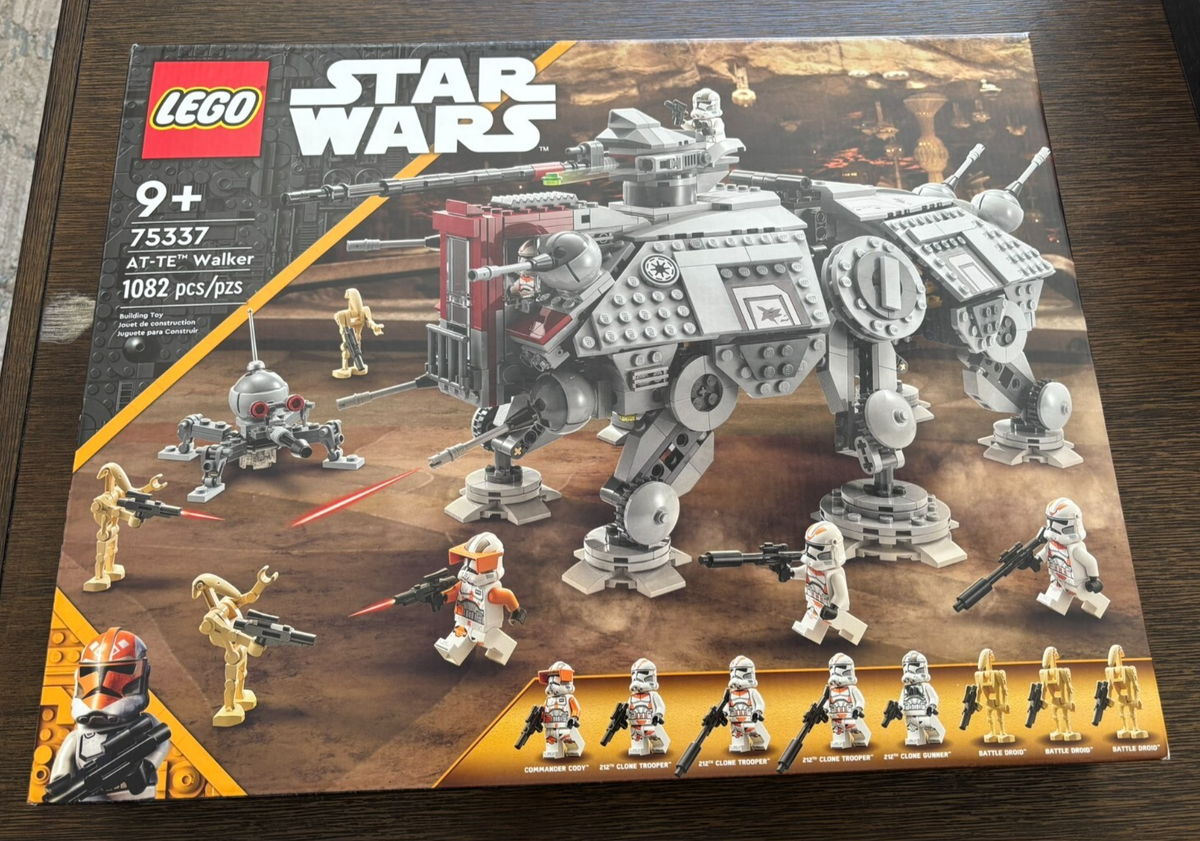 LEGO STAR WARS AT-TE WALKER 75337 8 MINI-FIGS BRAND NEW SEALED RARE 2022  CODY