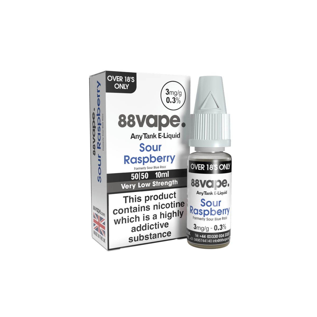 88Vape Sour Raspberry 10Ml E-Liquid | eBay UK