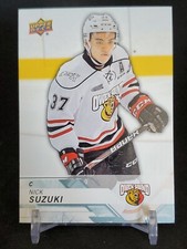 18-19 UPPER DECK CHL NICK SUZUKI #98 OWEN SOUND ATTACK PRE RC