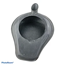 Vintage Gray Graniteware Bed Pan Urinal Pot