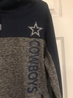 Dallas Cowboys Hooded Sweatshirt Large. 27 1/2" Neck/bottom good colors — photo 2