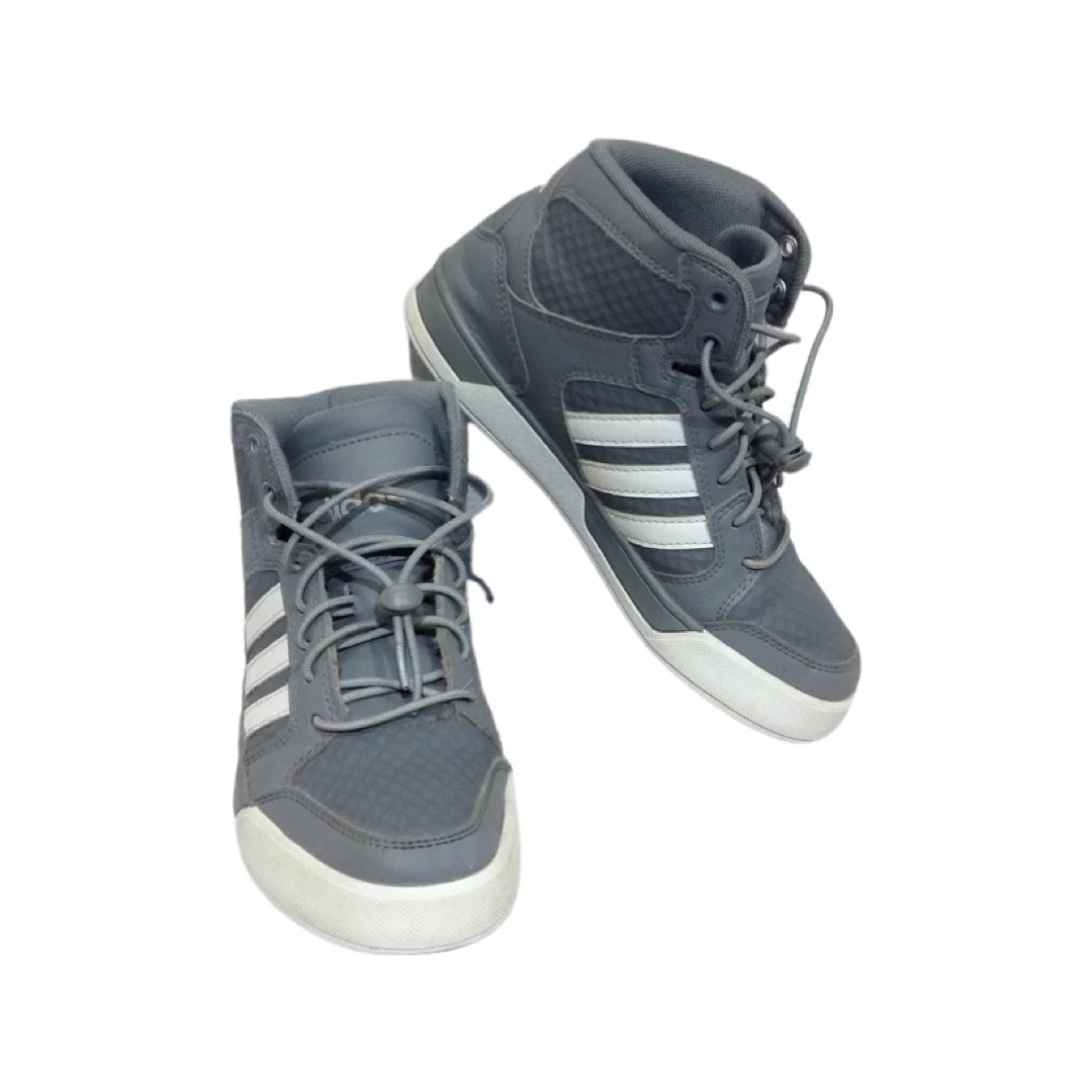 Adidas Raleigh Mid Scarpe da Ragazzo Taglia 3 Grigio Running Bianco (AW5402)